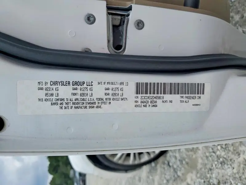 2013 CHRYSLER 300C   