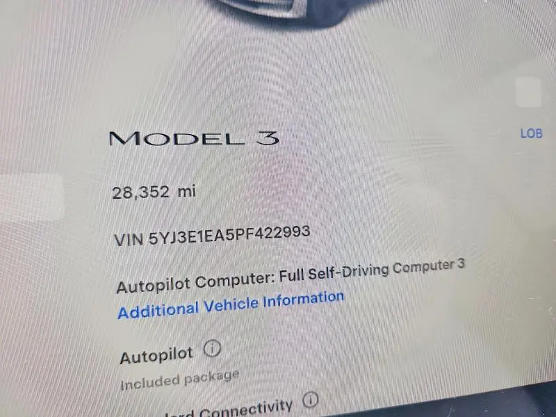 2023 TESLA MODEL 3   