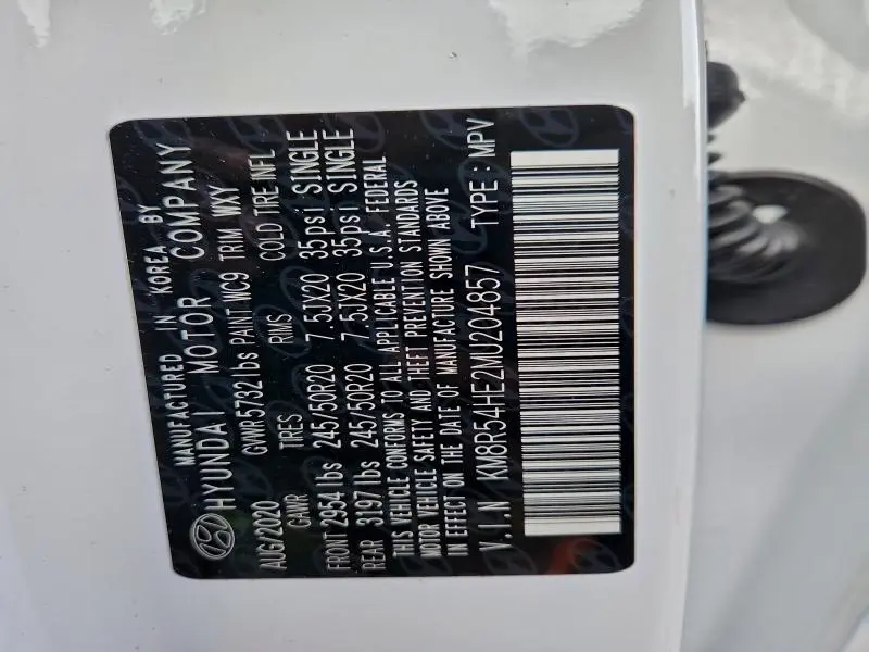 2021 HYUNDAI PALISADE LIMITED  