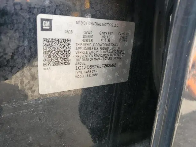 2018 CHEVROLET MALIBU LT  