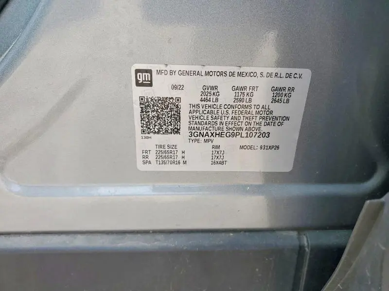 2023 CHEVROLET EQUINOX LS  