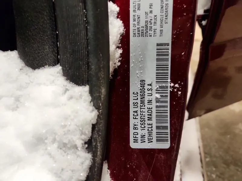 2021 RAM 1500 BIG HORN/LONE STAR  