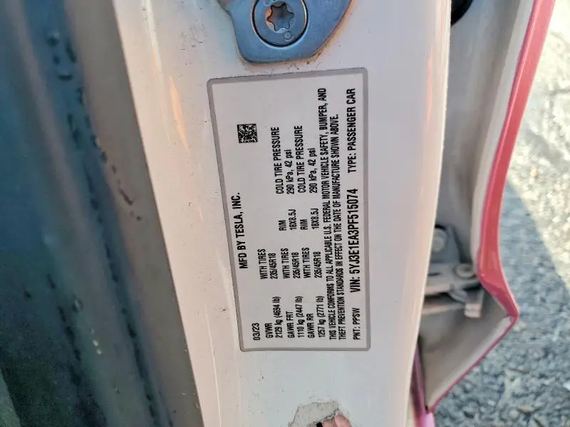 2023 TESLA MODEL 3   