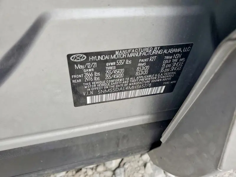 2021 HYUNDAI SANTA FE CALLIGRAPHY  