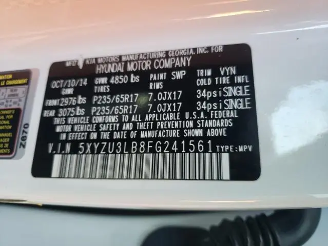 2015 HYUNDAI SANTA FE SPORT 