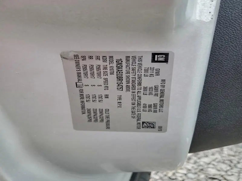 2011 CHEVROLET TAHOE K1500 LS  