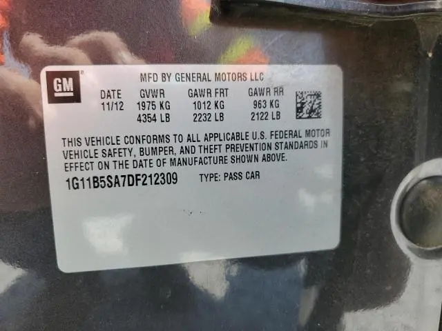 2013 CHEVROLET MALIBU LS  