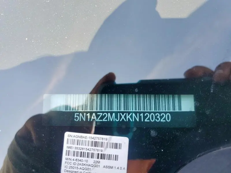 2019 NISSAN MURANO S  