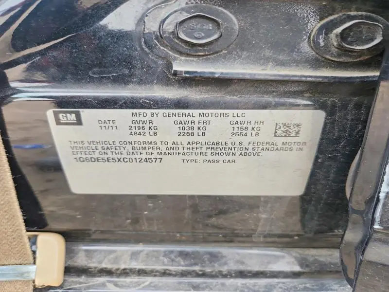 2012 CADILLAC CTS LUXURY COLLECTION  