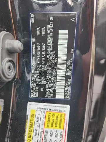 2020 TOYOTA SIENNA L  