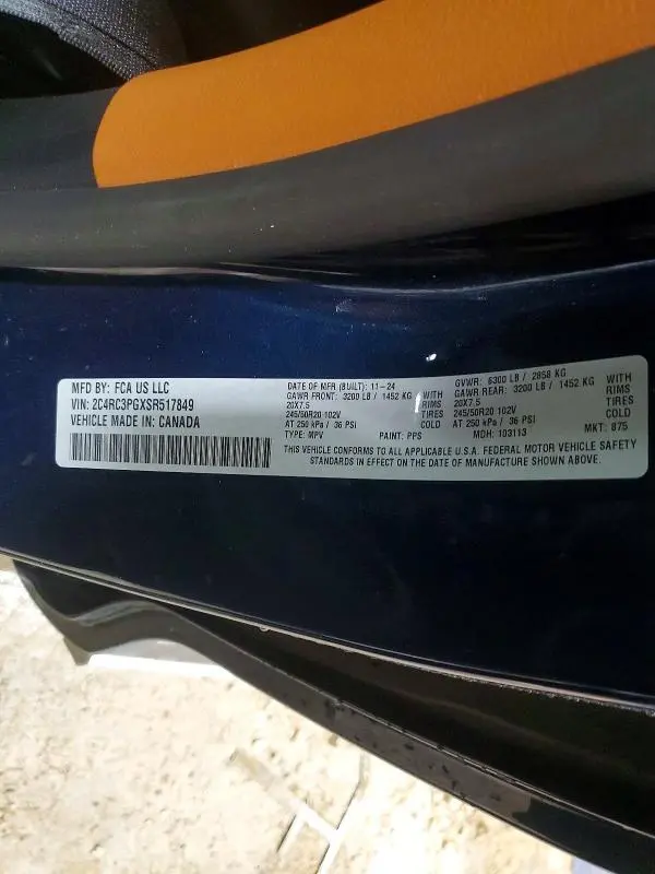 2025 CHRYSLER PACIFICA PINNACLE  