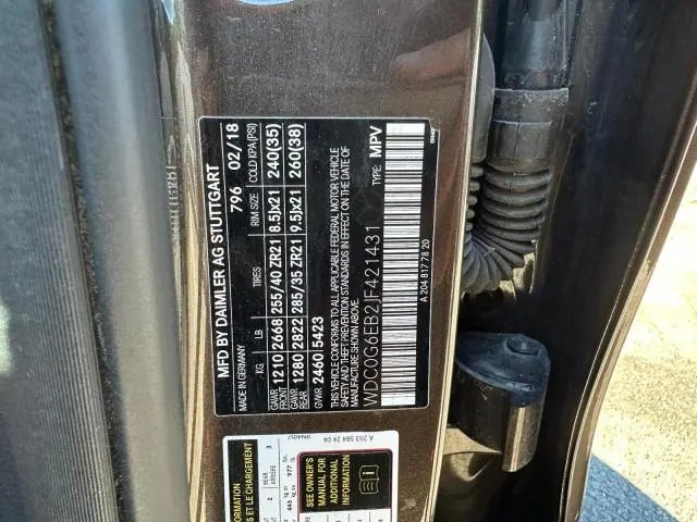 2018 MERCEDES-BENZ GLC 43 4MATIC AMG  