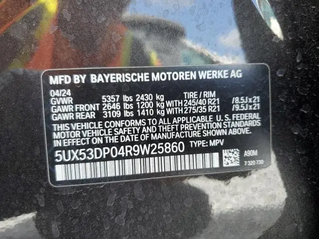 2024 BMW X3 XDRIVE30I  