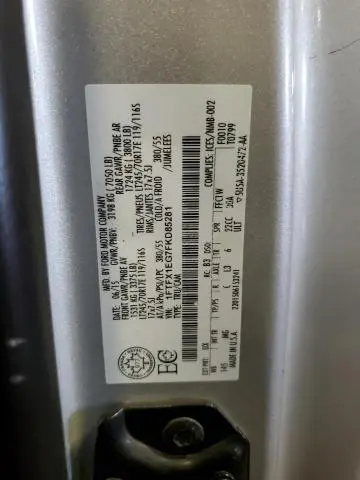 2015 FORD F150 SUPER CAB  