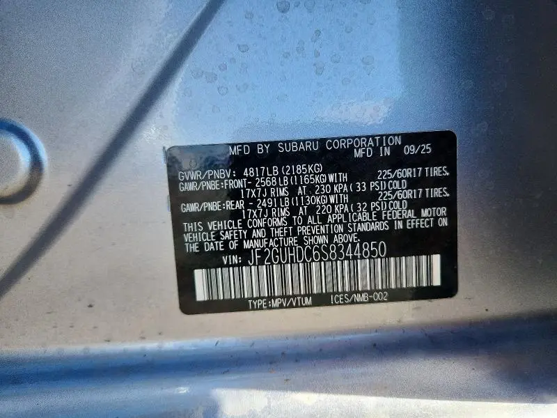 2025 SUBARU CROSSTREK PREMIUM  