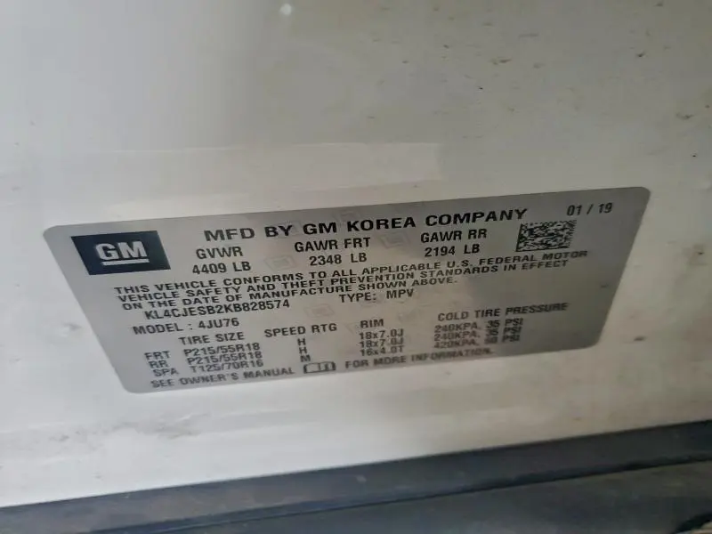 2019 BUICK ENCORE PREFERRED  