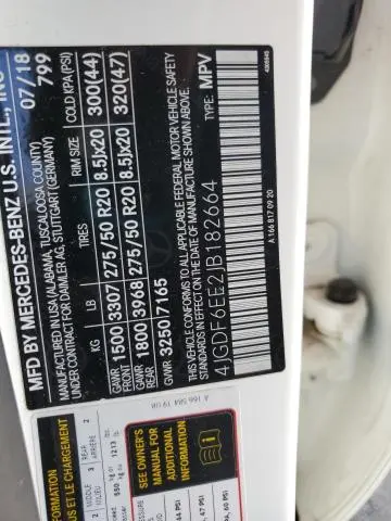 2018 MERCEDES-BENZ GLS 450 4MATIC  