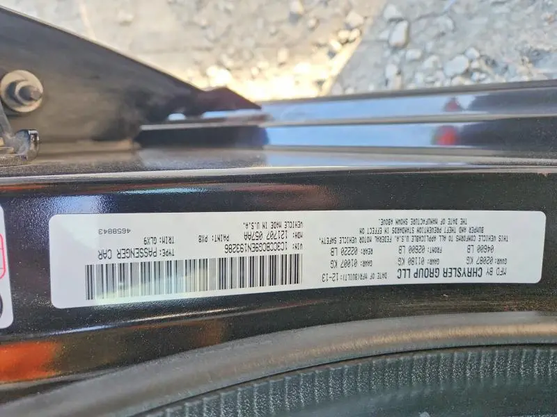 2014 CHRYSLER 200 LIMITED  