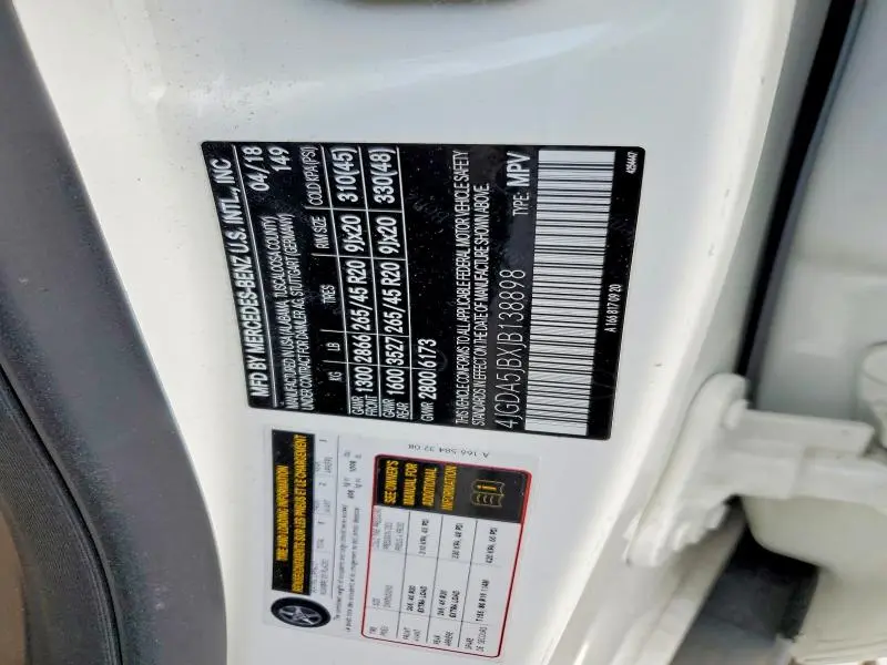 2018 MERCEDES-BENZ GLE 350  