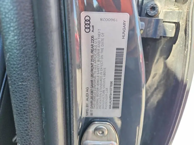 2017 AUDI A3 PREMIUM  