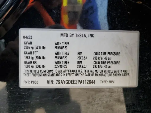 2023 TESLA MODEL Y   