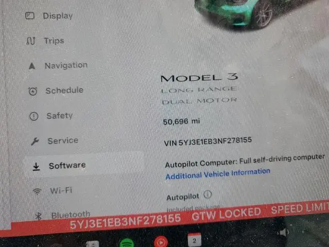 2022 TESLA MODEL 3   