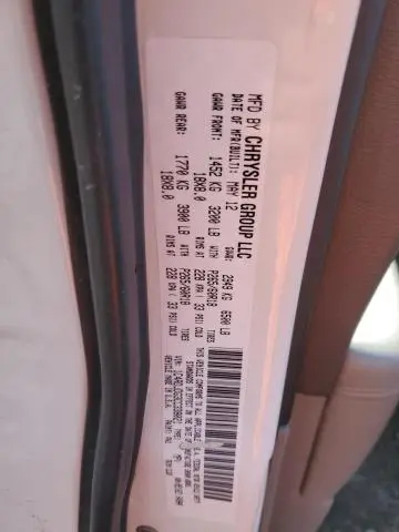 2012 DODGE DURANGO CREW  