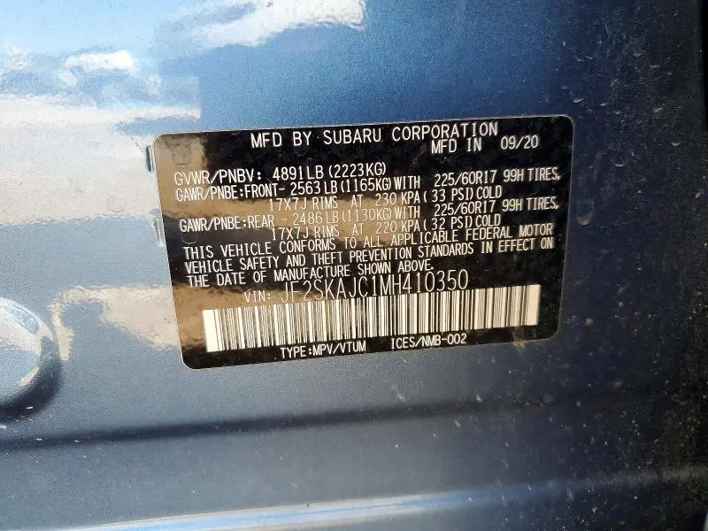 2021 SUBARU FORESTER PREMIUM  