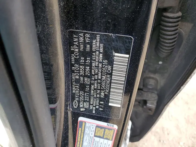 2021 HYUNDAI ELANTRA SEL  