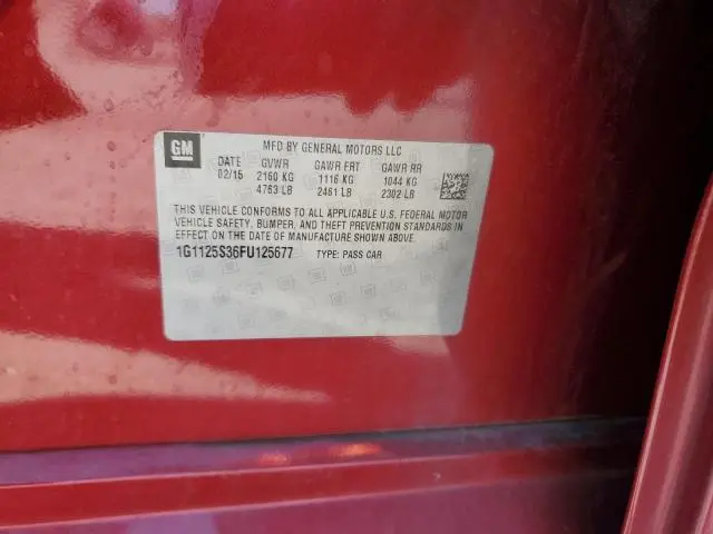 2015 CHEVROLET IMPALA LT  