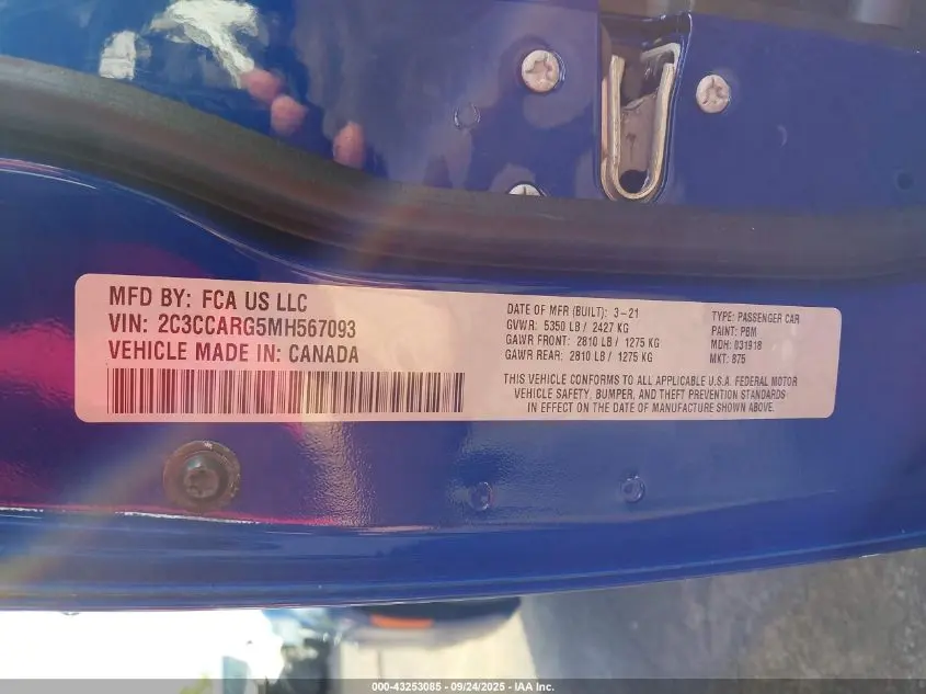 2021 CHRYSLER 300 TOURING L AWD