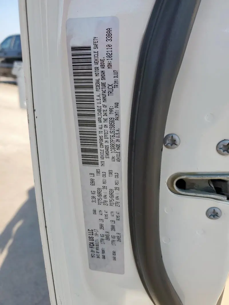 2018 RAM 1500 LONGHORN  