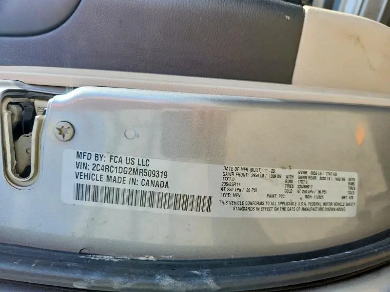 2021 CHRYSLER VOYAGER LXI  