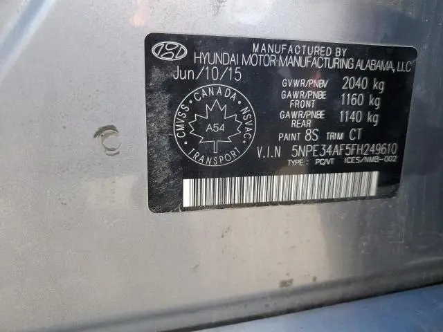 2015 HYUNDAI SONATA SPORT  
