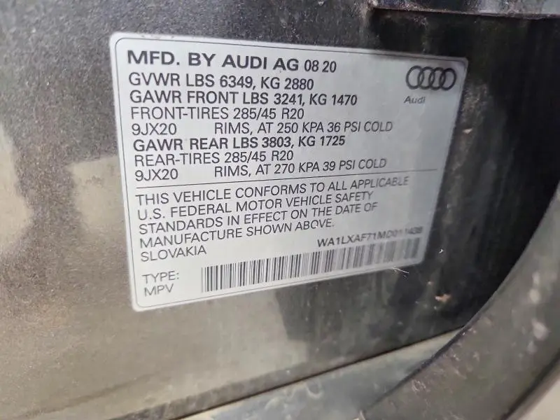 2021 AUDI Q7 PREMIUM PLUS  