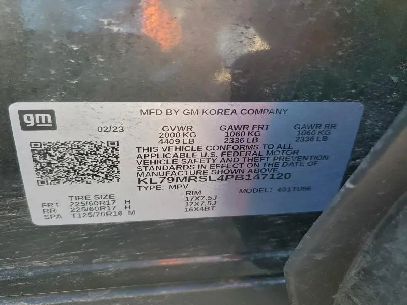 2023 CHEVROLET TRAILBLAZER LT  