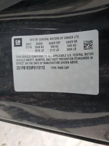 2015 CHEVROLET CAMARO LS  