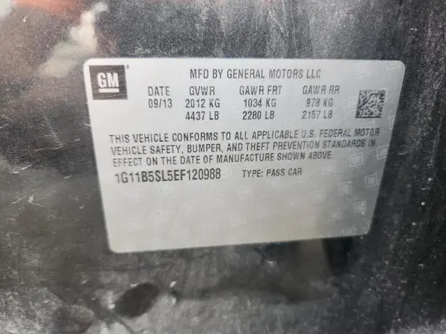 2014 CHEVROLET MALIBU LS  