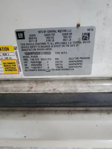 2015 GMC ACADIA DENALI  