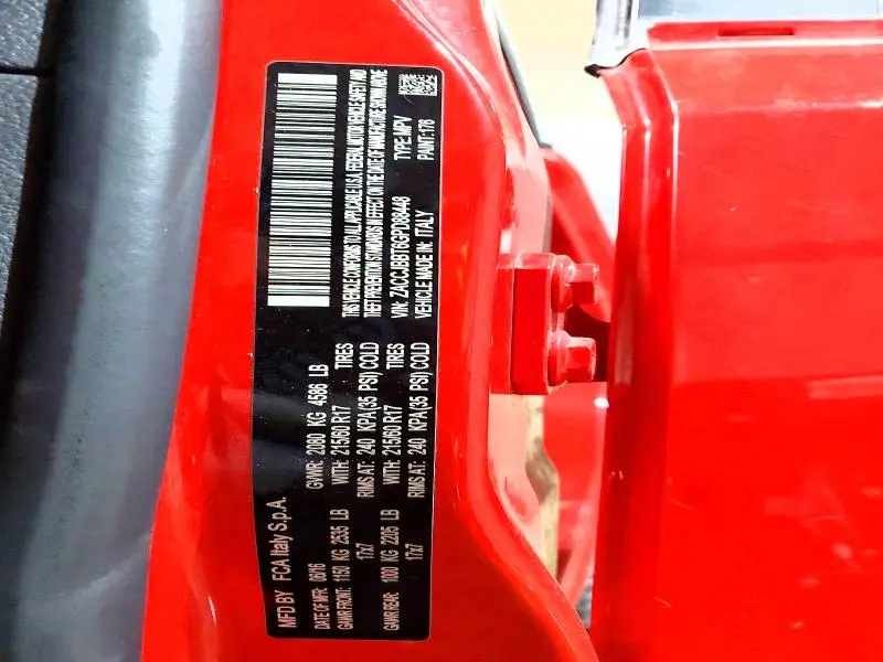 2016 JEEP RENEGADE LATITUDE  