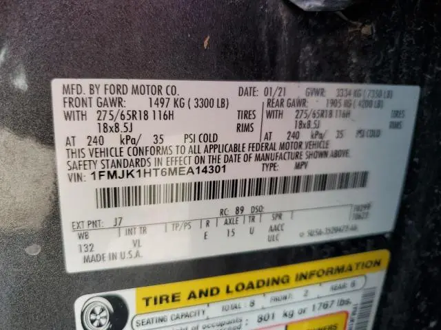 2021 FORD EXPEDITION MAX XLT  