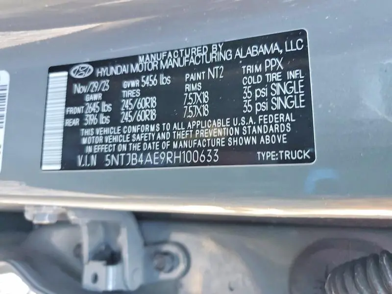 2024 HYUNDAI SANTA CRUZ SEL  