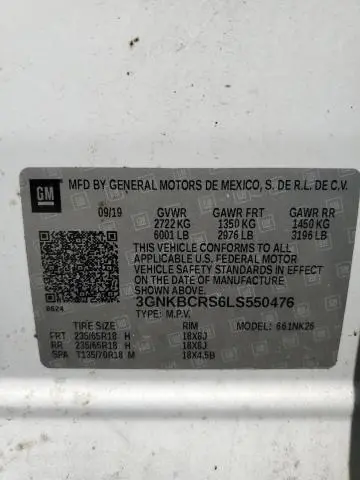 2020 CHEVROLET BLAZER 2LT  