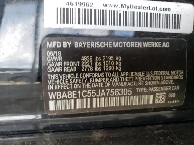 2018 BMW 330E   