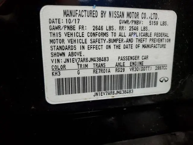 2018 INFINITI Q50 LUXE  