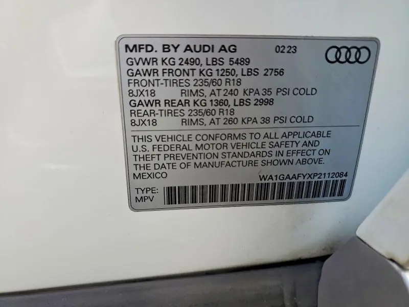 2023 AUDI Q5 PREMIUM 45  
