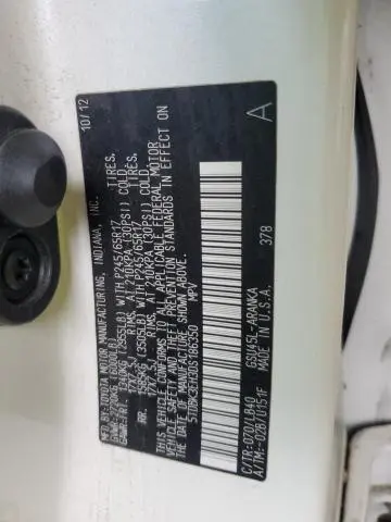 2013 TOYOTA HIGHLANDER BASE  