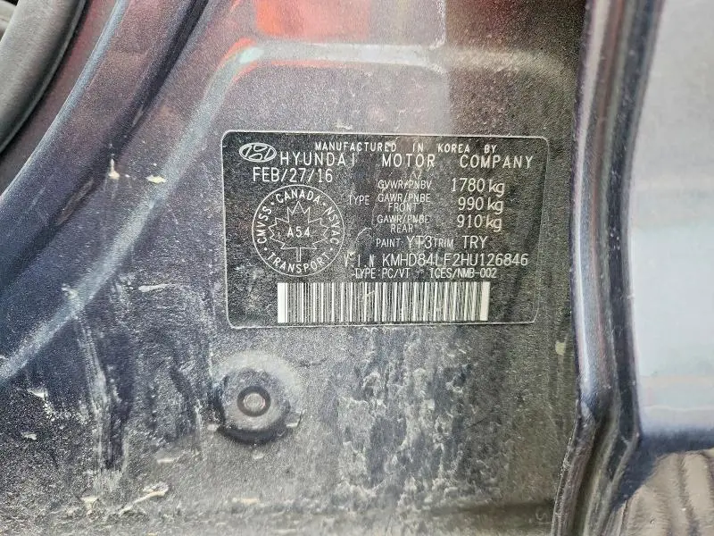 2017 HYUNDAI ELANTRA SE  