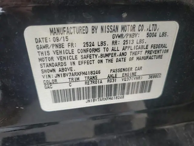 2015 INFINITI Q50 BASE