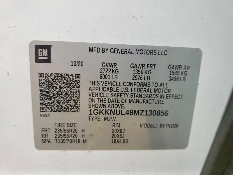 2021 GMC ACADIA SLT  